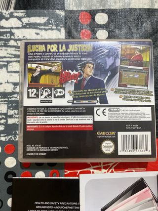 Caja vacía Nintendo DS Ace Attorney pal España
