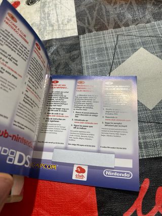 Caja vacía Nintendo DS Ace Attorney pal España