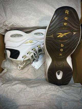 Reebok Question Mid Black Toe Talla 38.5