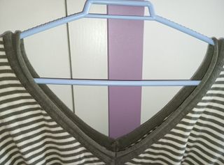 Camiseta de punto fino a rayas - 100% Algodón