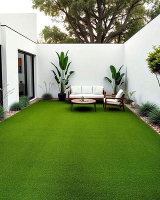 Césped artificial para exteriores