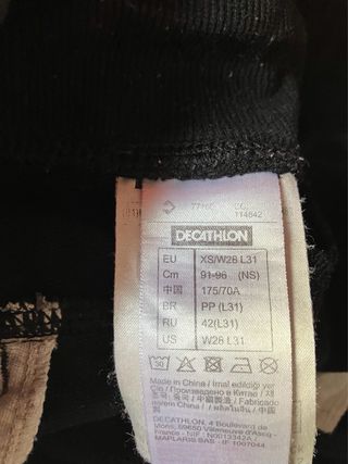 Lote 2 pantalones Domyos y Puma