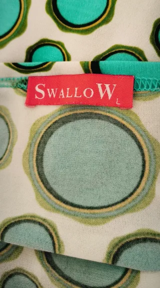 Blusa patrón geometríco Swallow