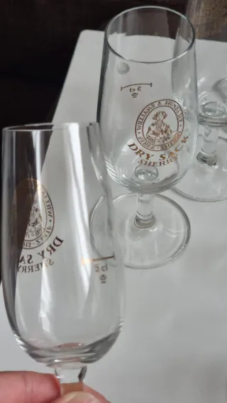 Lote 11 Copas Vintage Luminarc + Dry Sack Sherry