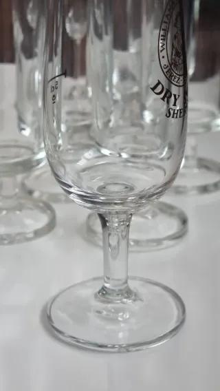 Lote 11 Copas Vintage Luminarc + Dry Sack Sherry