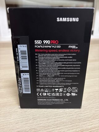SSD Samsung 990 PRO 1TB M.2 NVMe