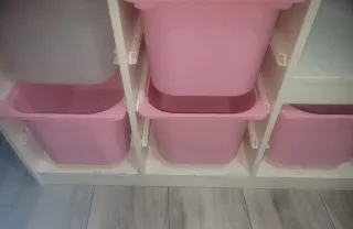 Mueble Organizador Infantil Ikea Rosa