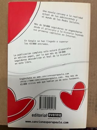 Libro Canciones para Paula