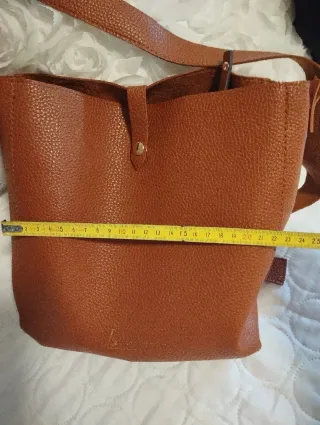 Bolso piel marrón Lamarche nuevo