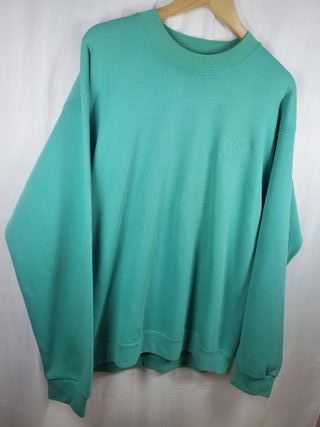 Sudadera Vintage Levi's 90s Verde Menta Talla L