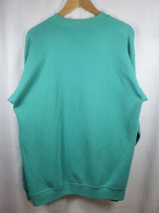 Sudadera Vintage Levi's 90s Verde Menta Talla L