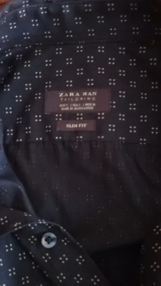 Camisa Zara Man Tailoring Slim Fit Talla S