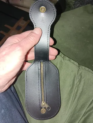 Billetera de defensa personal con cremallera