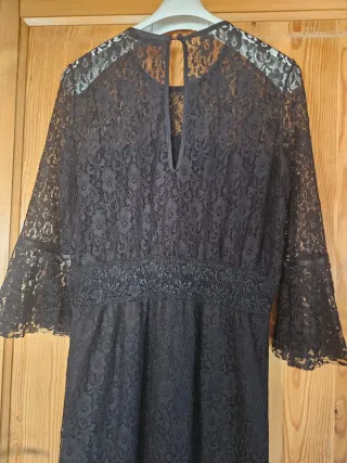 Abito in pizzo Seventy nero