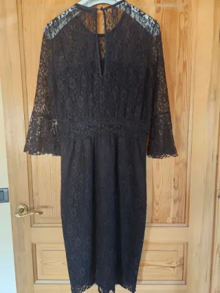 Abito in pizzo Seventy nero