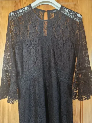 Abito in pizzo Seventy nero