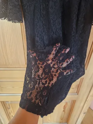 Abito in pizzo Seventy nero