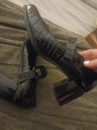 Zapatos charol negros