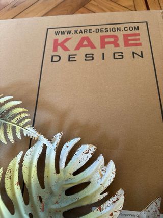 Perchero Kare Design Hojas Metal