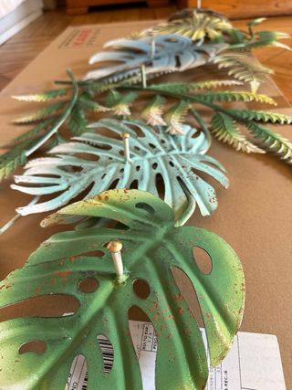 Perchero Kare Design Hojas Metal