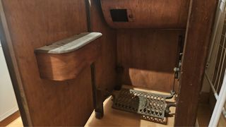 Máquina de coser antigua Wertheim