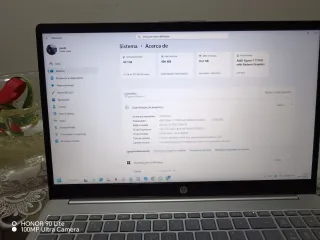 Portátil HP Prata AMD Ryzen 7 16GB RAM