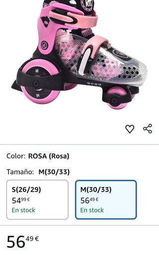 KRF The New Urban Concept Patin Baby Quad, bebé niña patines