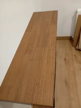 Recibidor moderno madera y metal