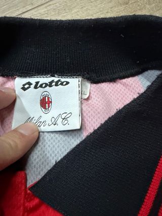 Camiseta AC Milan Lotto Opel Original