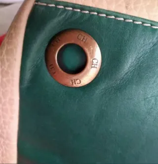 Bolso Tote CH Beige y Verde