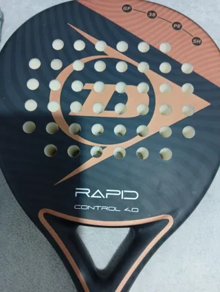 Pala Padel Drop Shot X-Drive y dunlop 2 palas.