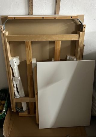 Mesa comedor extensible blanca