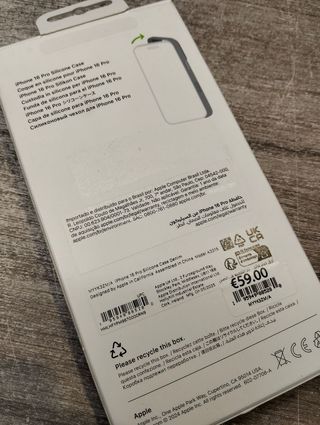 Funda de silicona con MagSafe para el iPhone 16 Pro - Azul denim