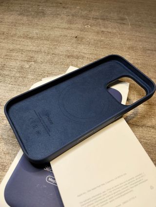 Funda de silicona con MagSafe para el iPhone 16 Pro - Azul denim