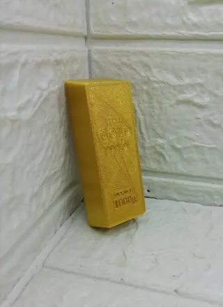 Lingote de Oro Decorativo Imán