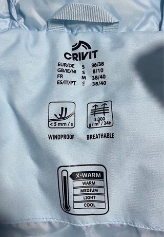 Chaqueta de esquí azul mujer Talla S