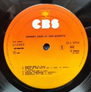 LP 1975 🇳🇱 JOHNNY CASH - AT SAN QUENTIN