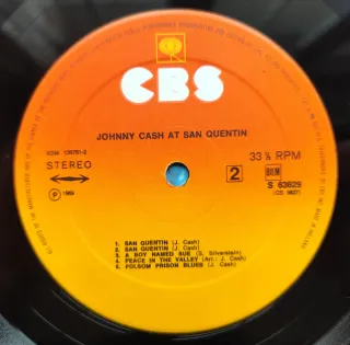 LP 1975 🇳🇱 JOHNNY CASH - AT SAN QUENTIN