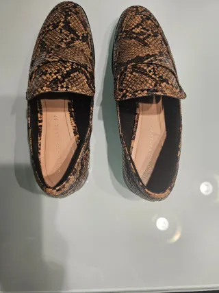 Mocassini donna stampa pitone