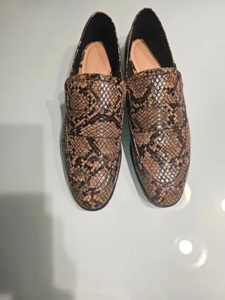 Mocassini donna stampa pitone