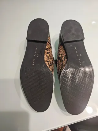 Mocassini donna stampa pitone