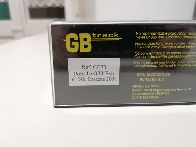 Fly GB73 Porsche GT1 EVO 6o 24H Daytona 2001 Nuevo