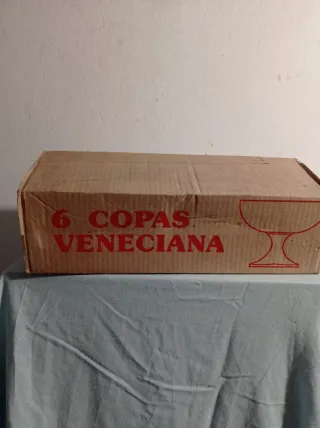Copas vintage de helado de cristal