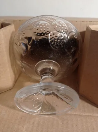 Copas vintage de helado de cristal