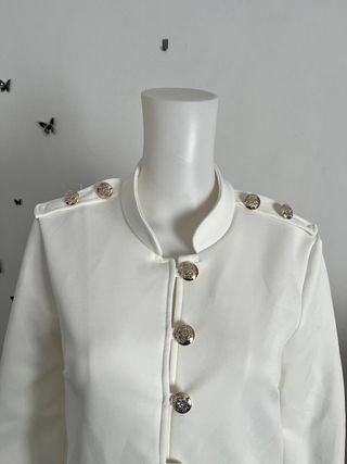 Sobrecamisa blanca vintage Talla L