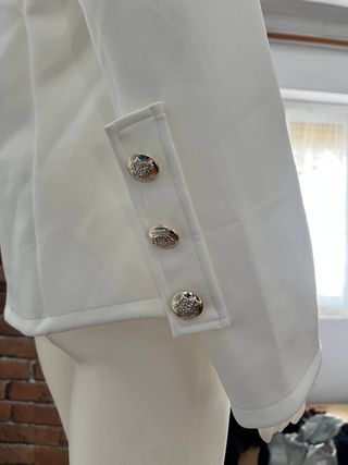 Sobrecamisa blanca vintage Talla L