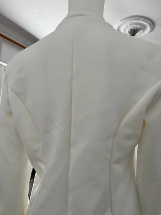 Sobrecamisa blanca vintage Talla L