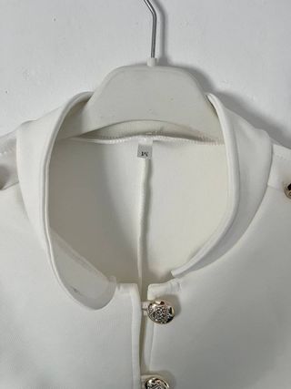 Sobrecamisa blanca vintage Talla L