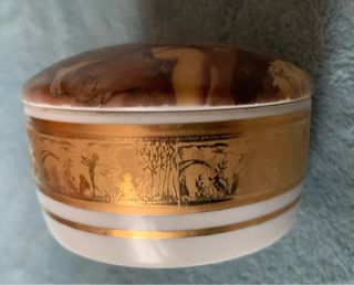 Cofanetto Limoges Porcellana Decorata