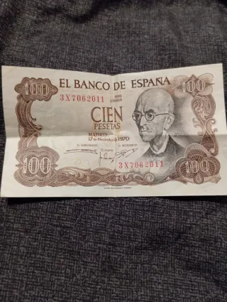 Billete 100 Pesetas Banco de España 1970